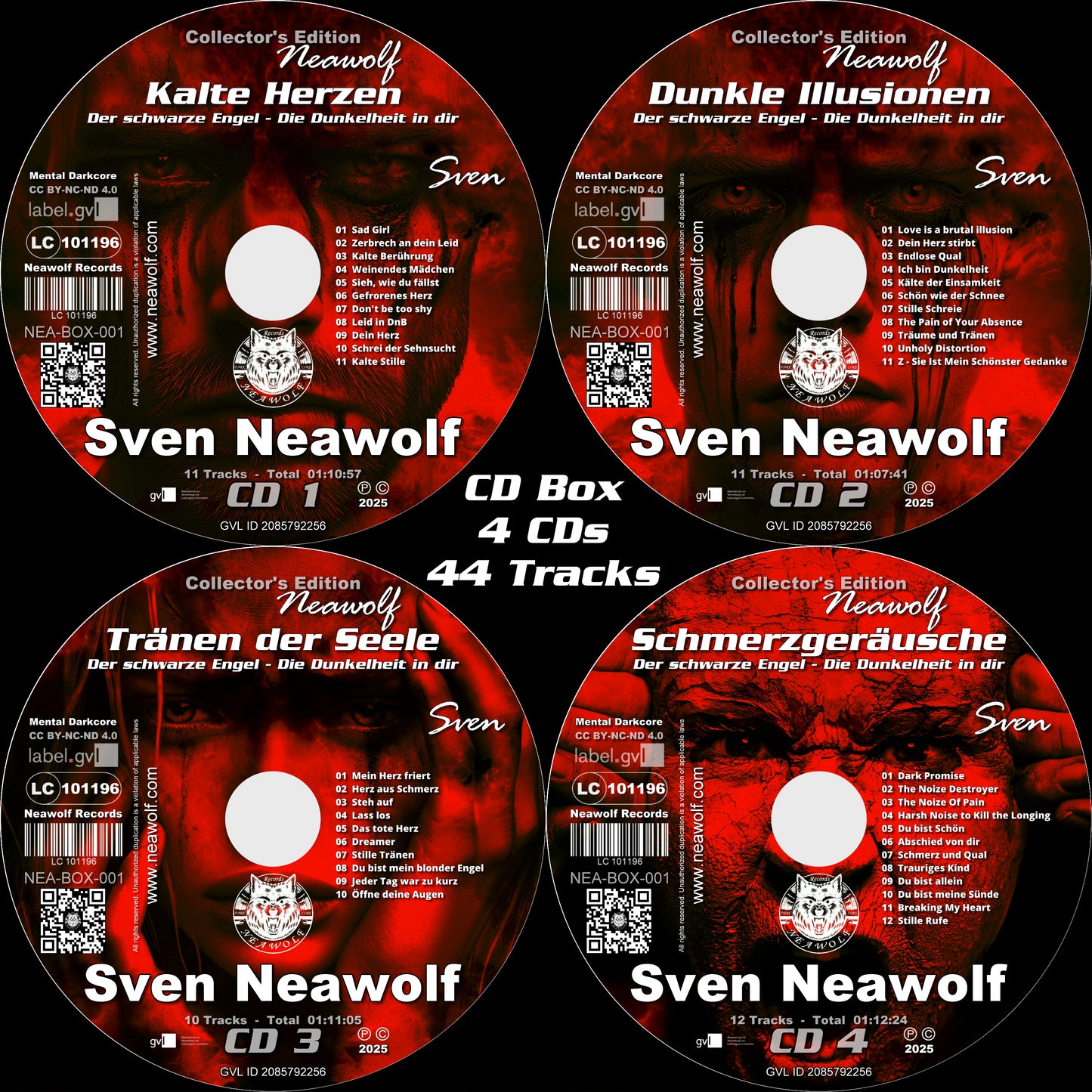 Die Dunkelheit in dir - Collector’s Edition - 4 CD Box